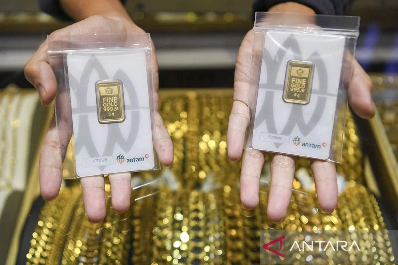 Harga Emas Antam Turun Rp 25.000 Menjadi Rp 2.805.000 per Gram pada Kamis, 23 April 2026