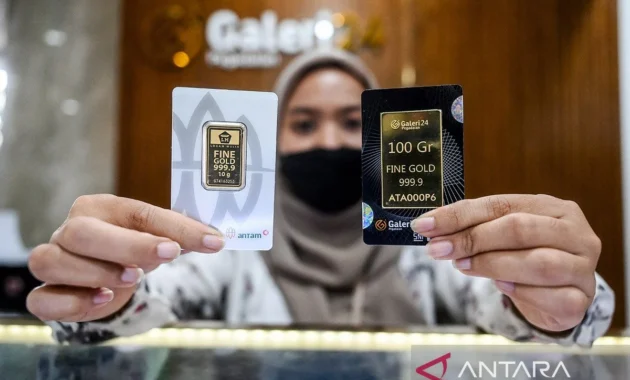 Harga Emas Pegadaian Melejit di Galeri 24 & UBS, Antam Tahan Stagnan – Data Lengkap 2 April 2026 Harga Emas Pegadaian Melejit di Galeri 24 & UBS, Antam Tahan Stagnan – Data Lengkap 2 April 2026