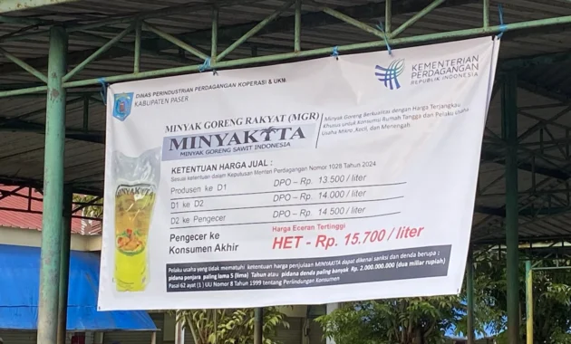 Harga Minyakita Belum Sesuai HET, Bapanas Ungkap Penyebabnya