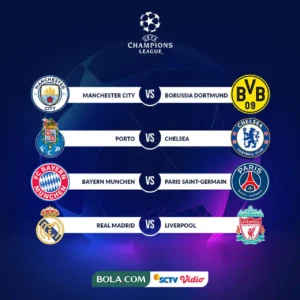 Hasil Lengkap Perempat Final Liga Champions: Real Madrid, Liverpool, dan Barcelona Keok!