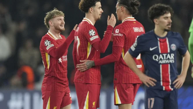Hasil Liga Champions: Liverpool Keok di Markas PSG, Butuh Comeback 3-0 di Anfield