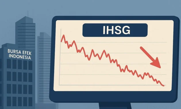 IHSG Hari Ini Turun ke 6.971, 431 Saham Memerah