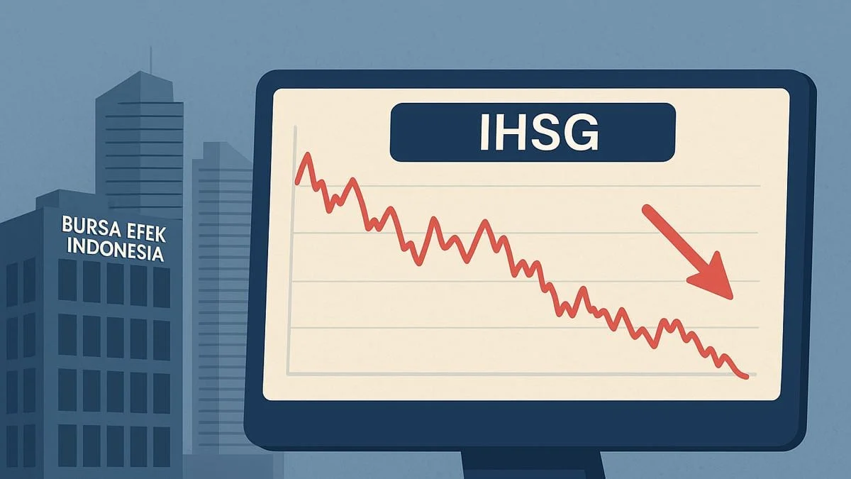 IHSG Hari Ini Turun ke 6.971, 431 Saham Memerah