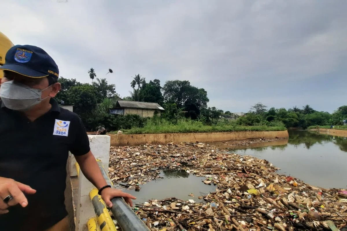Imbas Kali Pesanggrahan Meluap, Akses Jalan Penghubung Cinere-Pondok Cabe Terputus