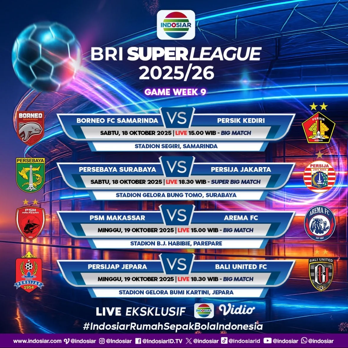 Indonesia Arena Jadi Pusat Gemerlap Olahraga dan Hiburan 2026: Dari BRI Super League hingga Konser F4