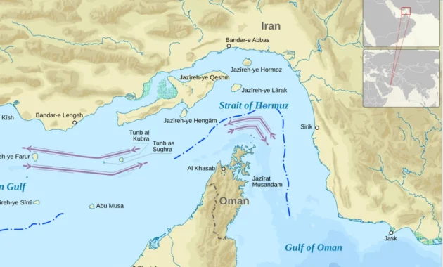 IRGC Rilis Peta Rute Alternatif untuk Hindari Ranjau di Selat Hormuz