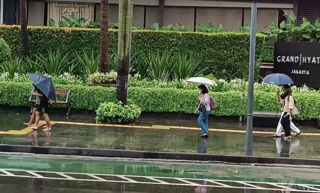 Jakarta Bakal Dilanda Hujan pada Kamis Siang