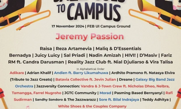 Jazz Goes To Campus Gelar The City Series, Menggabungkan Edukasi dan Konser