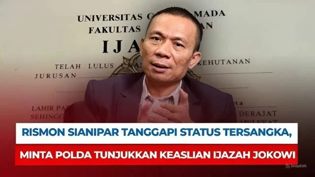 JK Kembali Tekan Rismon Sianipar: Video AI Tak Sentuh Substansi Tuduhan 5 Miliar, Semua Dihadapi Jalur Damai