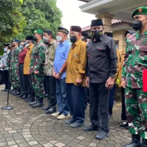 Kasad Pimpin Upacara Persemayaman Jenazah 3 Anggota TNI