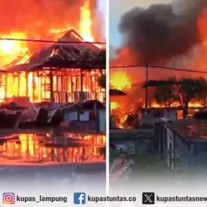 Kebakaran Rumah di Pesisir Barat Tewaskan WNA Asal Jerman