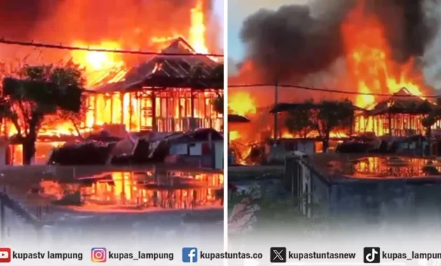 Kebakaran Rumah di Pesisir Barat Tewaskan WNA Asal Jerman