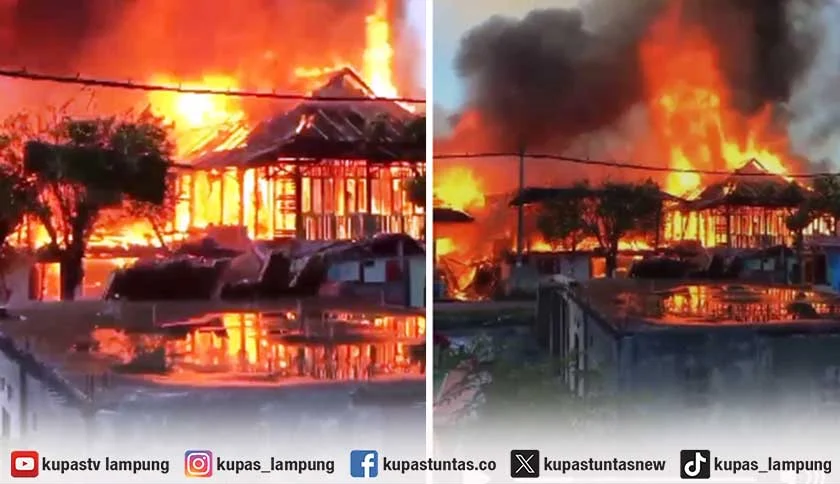 Kebakaran Rumah di Pesisir Barat Tewaskan WNA Asal Jerman