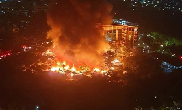 Kebakaran Rumah Kos di Kemayoran, 1 Orang Tewas