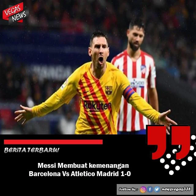 Kedisiplinan dan Efektivitas Serangan Atletico Madrid Membuat 10 Pemain Barcelona Bertekuk Lutut di Camp Nou