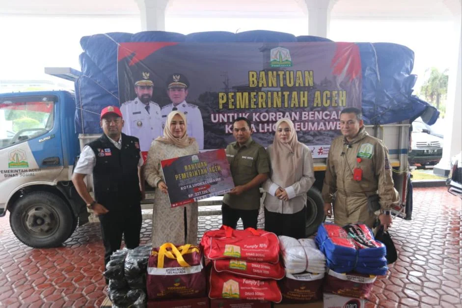 Kelompok Tani Penyintas Bencana di Lhokseumawe Terima Bantuan Benur