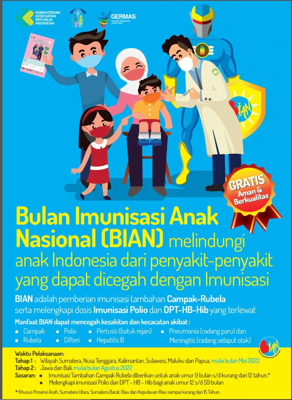 Kemenkes Gandeng Organisasi Keagamaan Perluas Cakupan Imunisasi Nasional