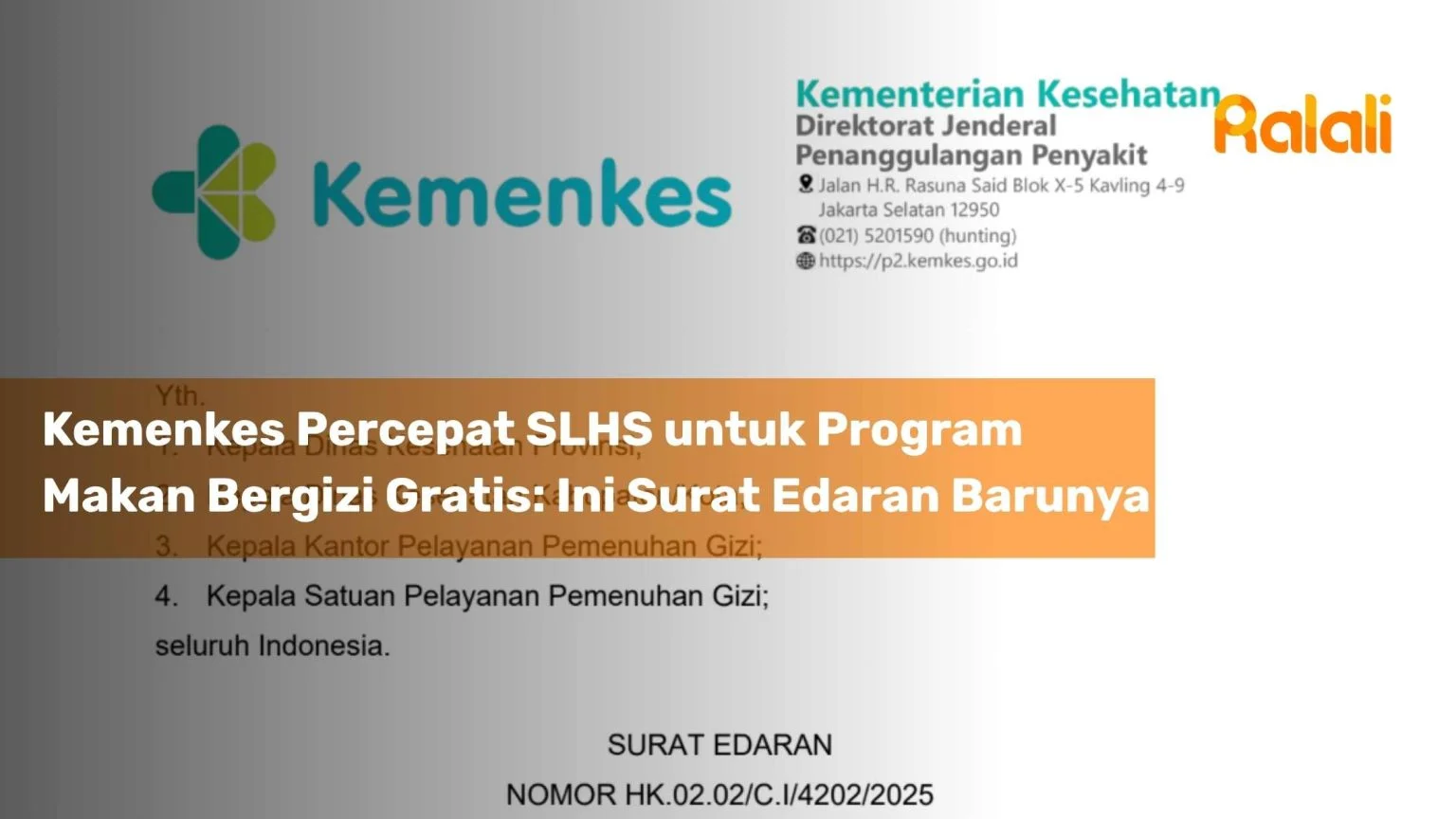 Kemenkes percepat penerbitan sertifikat LHS bagi 26.000 dapur SPPG