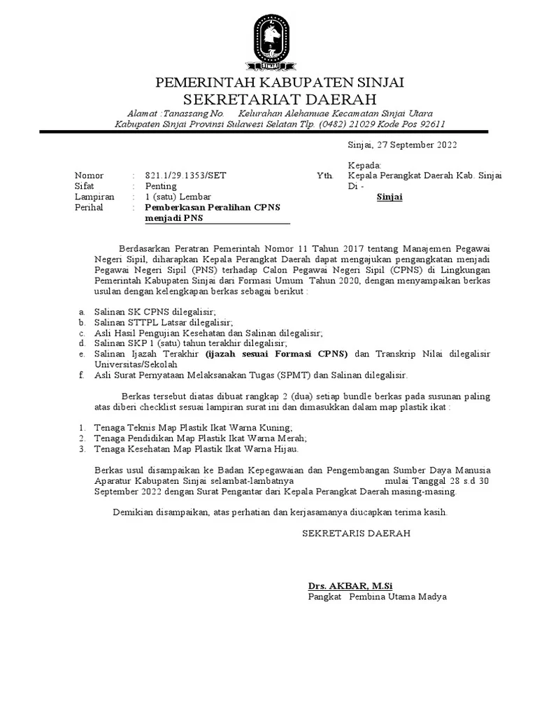 Kemenkes Tegaskan Surat Peralihan Status Menjadi CPNS Bukan Proses Pengangkatan