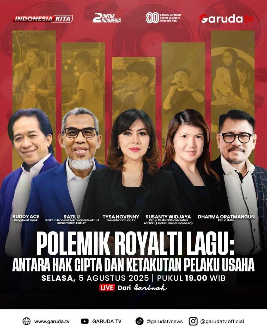 Kemenkum Lampung Edukasi Pelaku Usaha Tentang Royalti Musik