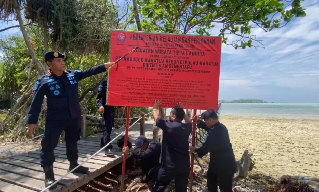KKP Tangguhkan Sementara Operasional Resor WNA di Pulau Maratua, Sementara Pengawasan Perikanan Meningkat di Merauke