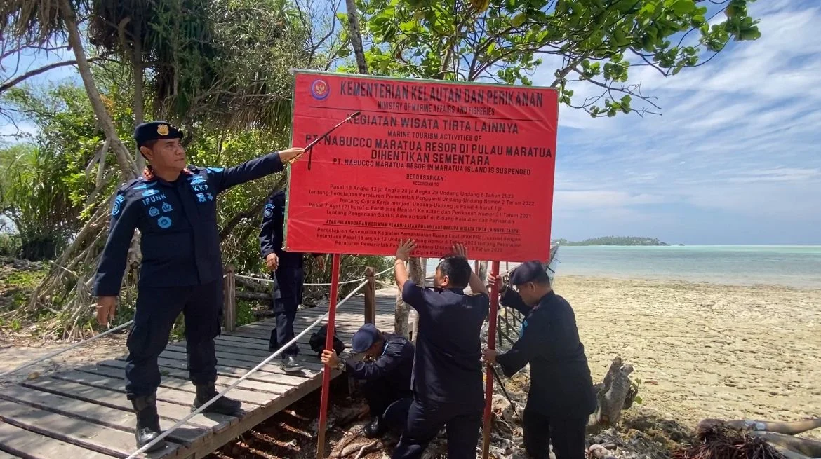 KKP Tangguhkan Sementara Operasional Resor WNA di Pulau Maratua, Sementara Pengawasan Perikanan Meningkat di Merauke