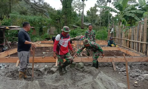Kodam XIV Bersinergi dengan Pemprov Sulsel Bangun Rumah Layak Huni (RLH) dan Rumah Tidak Layak Huni (RTLH)