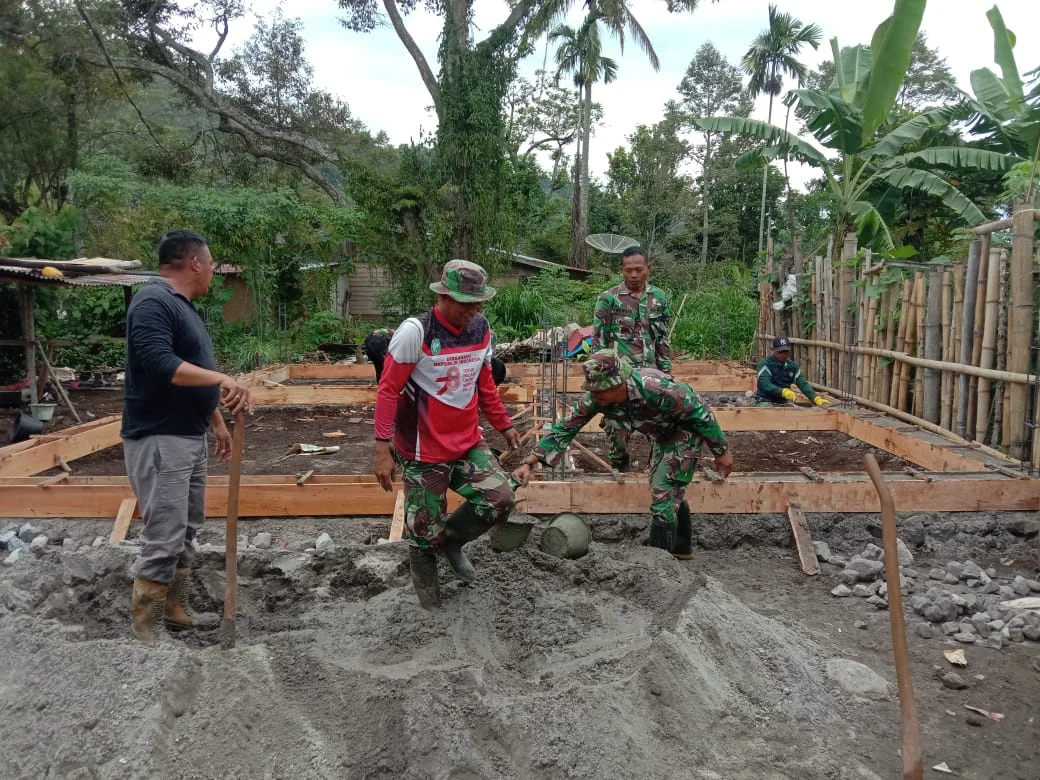 Kodam XIV Bersinergi dengan Pemprov Sulsel Bangun Rumah Layak Huni (RLH) dan Rumah Tidak Layak Huni (RTLH)