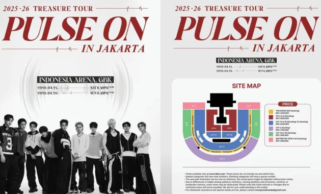 Konser F4 di Jakarta Diperpanjang 3 Hari, Tiket Resmi Dibuka Mulai 15 Mei 2026 Konser F4 di Jakarta Diperpanjang 3 Hari, Tiket Resmi Dibuka Mulai 15 Mei 2026