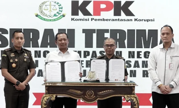 KPK Serahkan Dua Unit Apartemen Rampasan Negara kepada Lemhannas