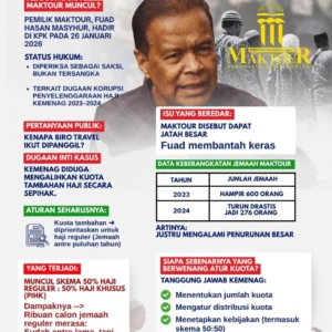 KPK Tetapkan Direktur Maktour dan Ketua Kesthuri sebagai Tersangka Utama Kasus Kuota Haji, Potensi Penangkapan Bos Maktour dan Mantan Dirjen Haji