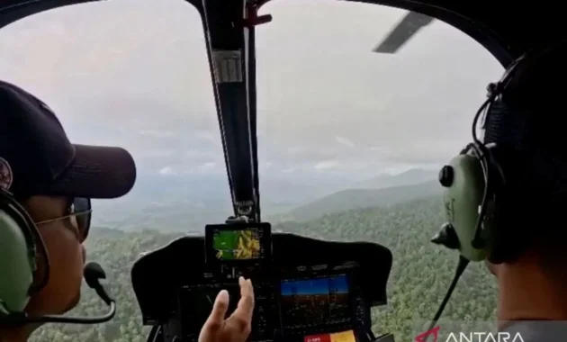 Kronologi Lengkap Jatuhnya Helikopter PK-CFX di Kalimantan Barat
