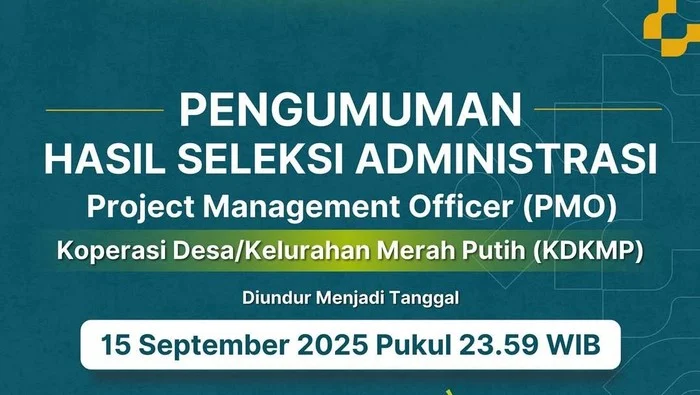 Link Pengumuman Hasil Seleksi Administrasi Manajer Koperasi Merah Putih Terbaru