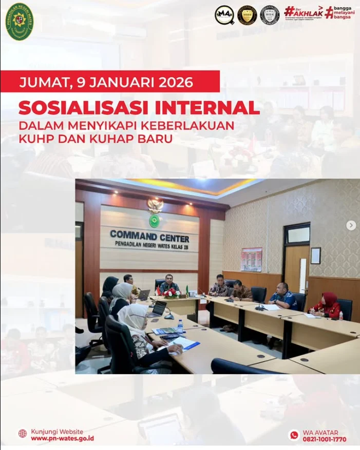 Mahkamah Agung Tekankan Pentingnya Sosialisasi KUHP dan KUHAP Baru ke Masyarakat