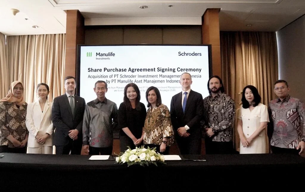 Manulife Resmi Akuisisi Schroders Indonesia, Perkuat Dominasi di Industri Manajer Investasi