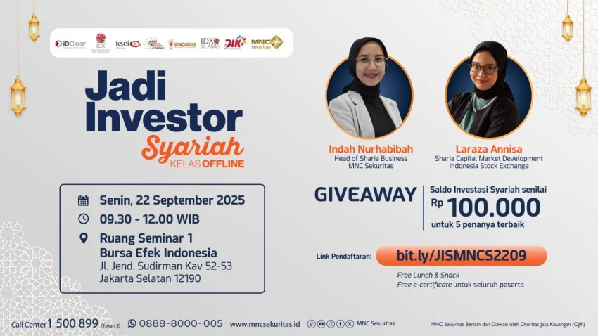 Mau Investasi yang Berkah? Ayo Belajar Jadi Investor Syariah secara Gratis bersama MNC Sekuritas