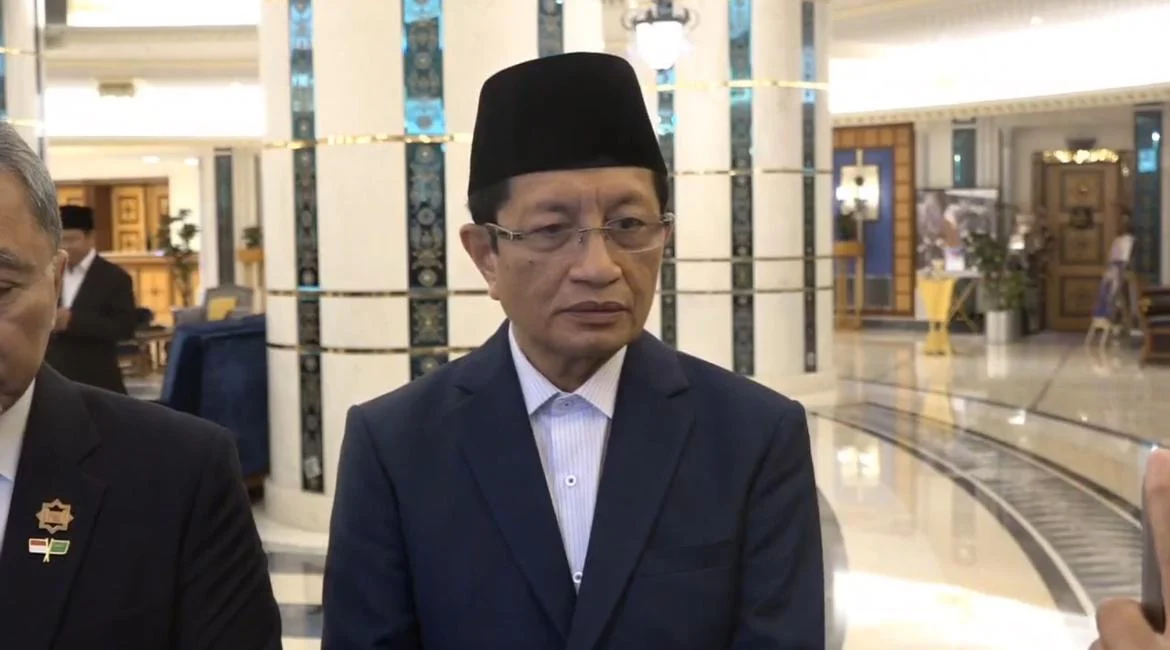 Menag Nasaruddin Temui Gus Salam, Minta Restu Nyalon Jadi Ketua Umum PBNU