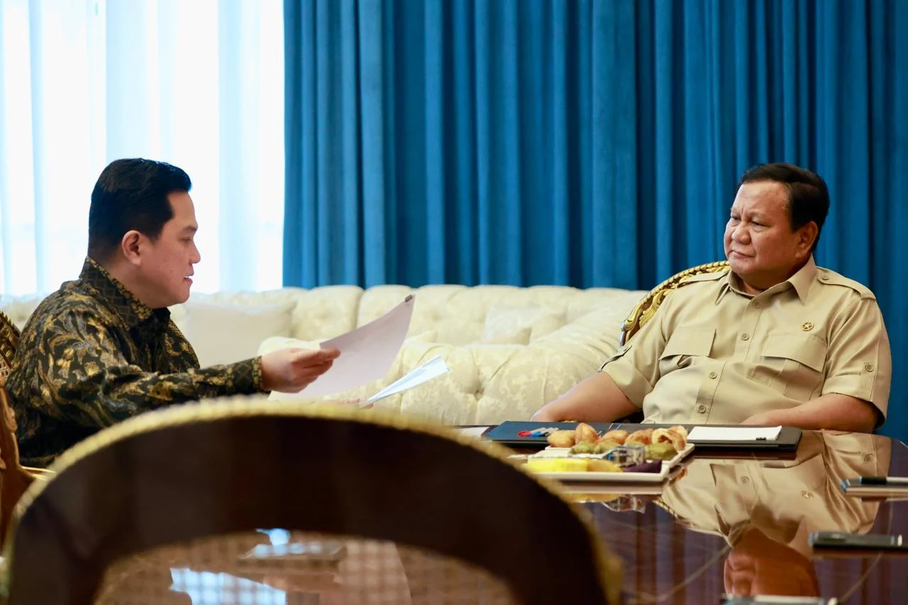 Menpora Erick Thohir Terima Penghargaan dari Presiden Prabowo di Munas IPSI