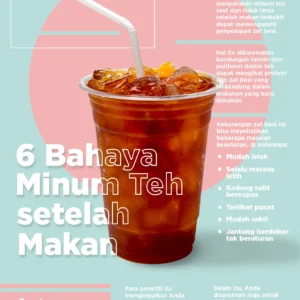 Minum Teh Manis Habis Makan Ternyata Berbahaya, Ini Penjelasannya