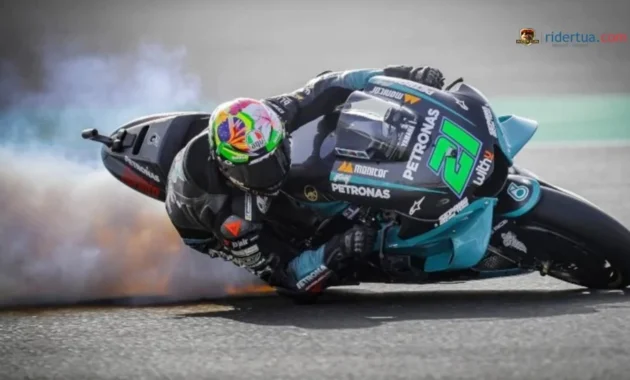 Morbidelli Dapat Sanksi Setelah Motornya Mengeluarkan Asap di Paddock