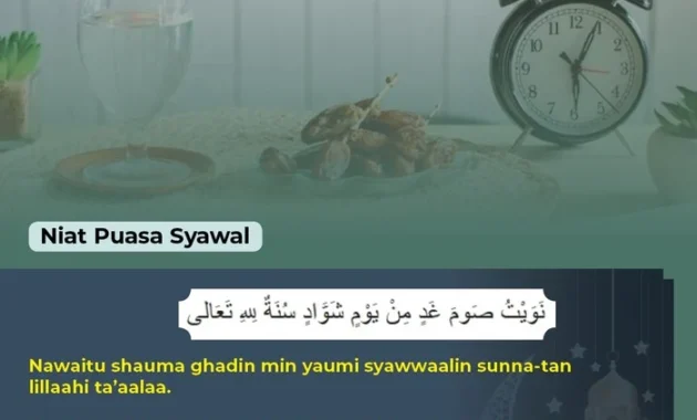 Niat Puasa Syawal: Panduan Lengkap, Waktu, dan Keutamaannya untuk Umat 2026