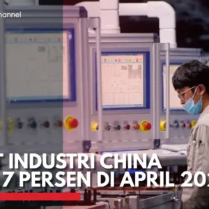 Output industri China tumbuh 6,1 persen pada kuartal I 2026