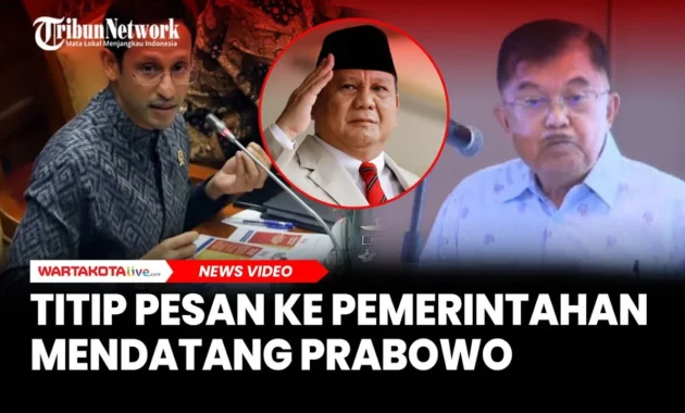 PAN Desak Jusuf Kalla Sampaikan Kritik Langsung ke Prabowo