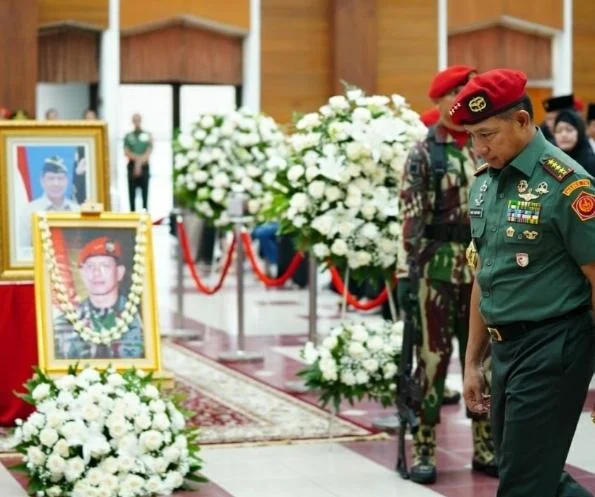 Panglima TNI Pimpin Pemakaman Jenazah Mayor Zulmi, Sebut Prajurit Terbaik dari Kopassus