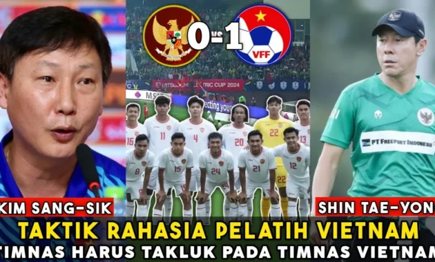 Pelatih Vietnam terkejut Indonesia memilih taktik bertahan