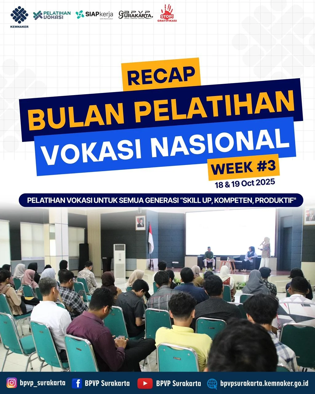 Pelatihan Vokasi Nasional 2026 Tahap 1 Dihadiri 10.405 Peserta