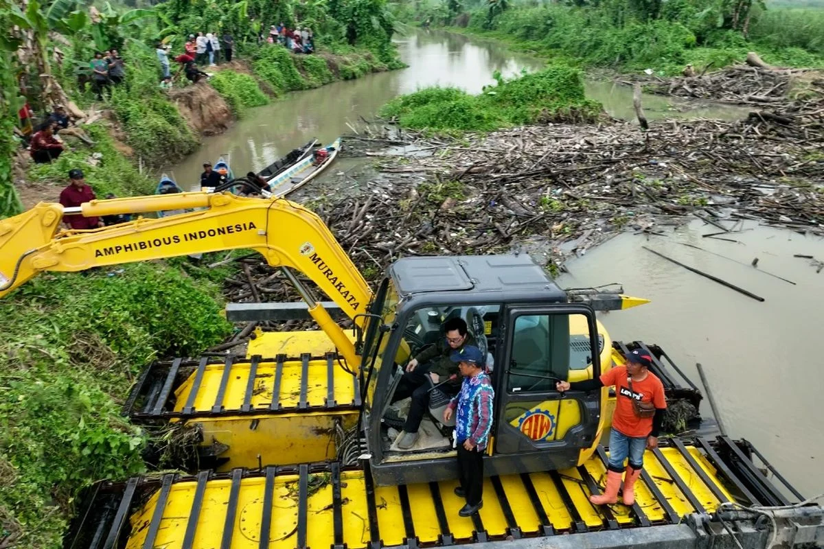 Pemkab Gunungkidul Lakukan Normalisasi Sedimen Sungai untuk Atasi Banjir