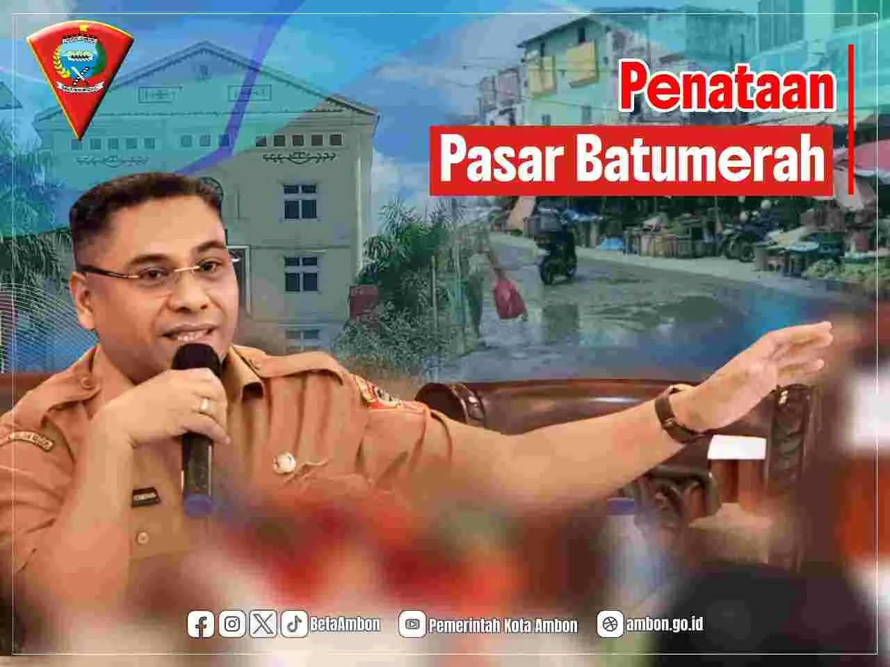 Pemkot Ambon Siapkan Penataan Kawasan Pesisir melalui Pembangunan Pasar Batu Merah