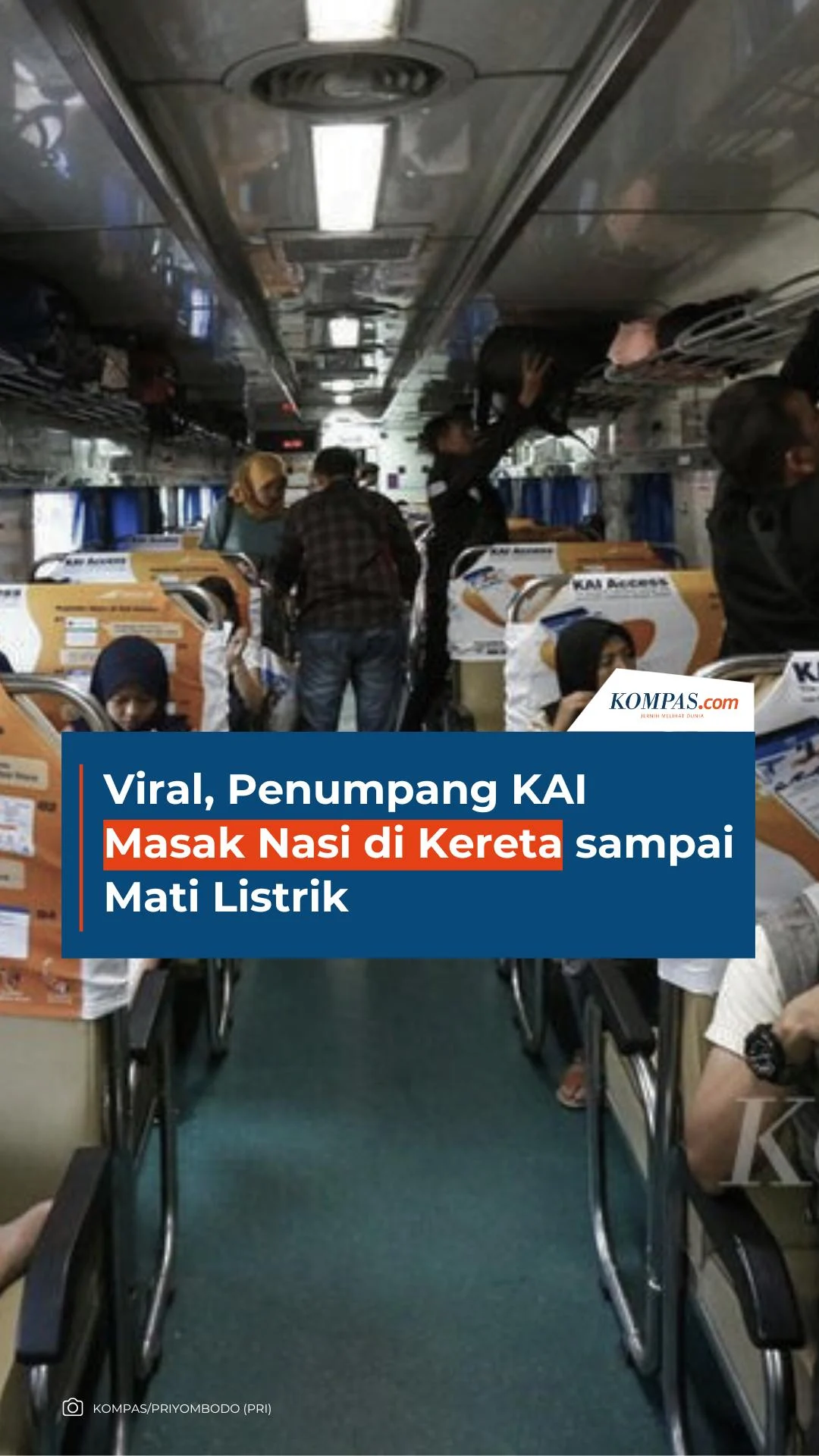 Penumpang Masak Mie Pakai Kompor Listrik di Kereta Viral, KAI Tegaskan Bahaya dan Aturan Penggunaan Stopkontak