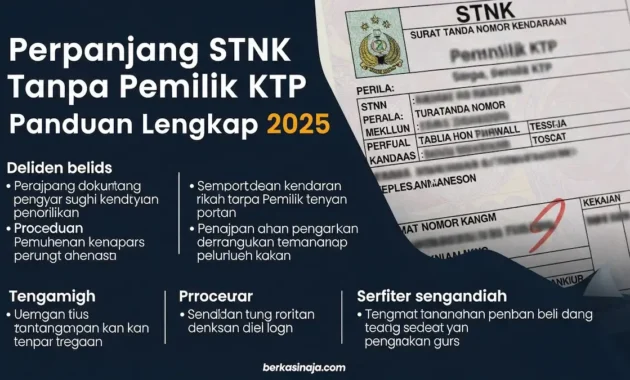 Perpanjang STNK Tanpa KTP Berlaku di Seluruh Indonesia, Ini Penjelasan Lengkap Korlantas Polri